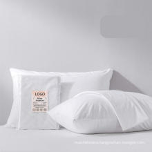 Custom Hotel Long-Staple Cotton Zippered White Pillow case